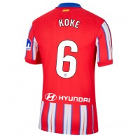 Camiseta Atletico Madrid Koke #6 Primera Equipación Replica 2024-25 mangas cortas